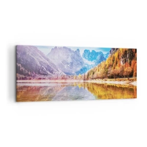 Canvas picture - It's Autumn in the Mountains - 120x50 cm