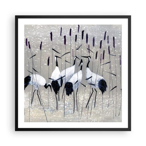 Poster in black frame - Birds of Feather - 60x60 cm