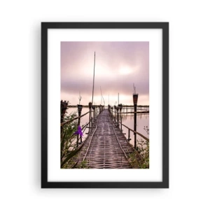 Poster in black frame - Peace and Quiet of Asia - 30x40 cm