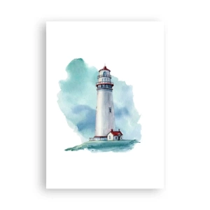 Poster - Gentle Sister of Blue - 70x100 cm