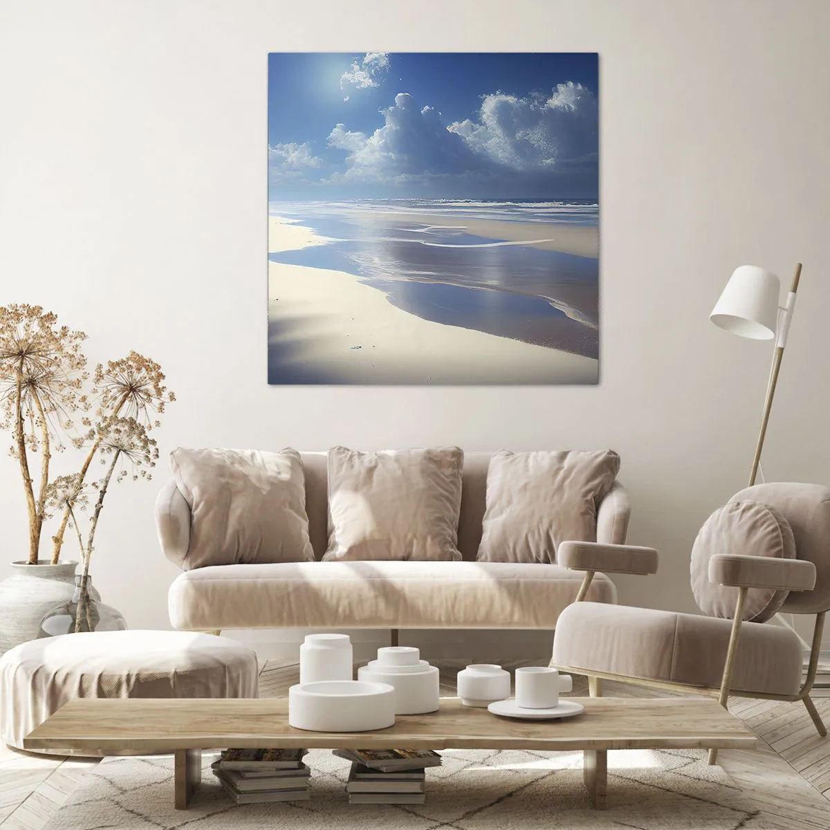 Canvas picture - Paradise Holiday - 40x40 cm