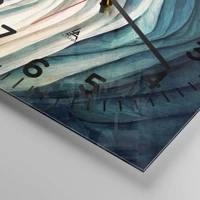 Clock face with numbers