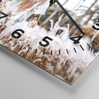 Clock face with numbers