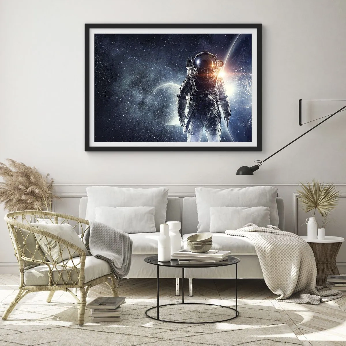 Poster in black frame - Space Adventure - 91x61 cm