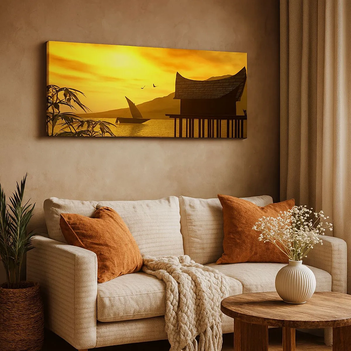 Canvas picture - Long-Awaited Peace - 100x40 cm