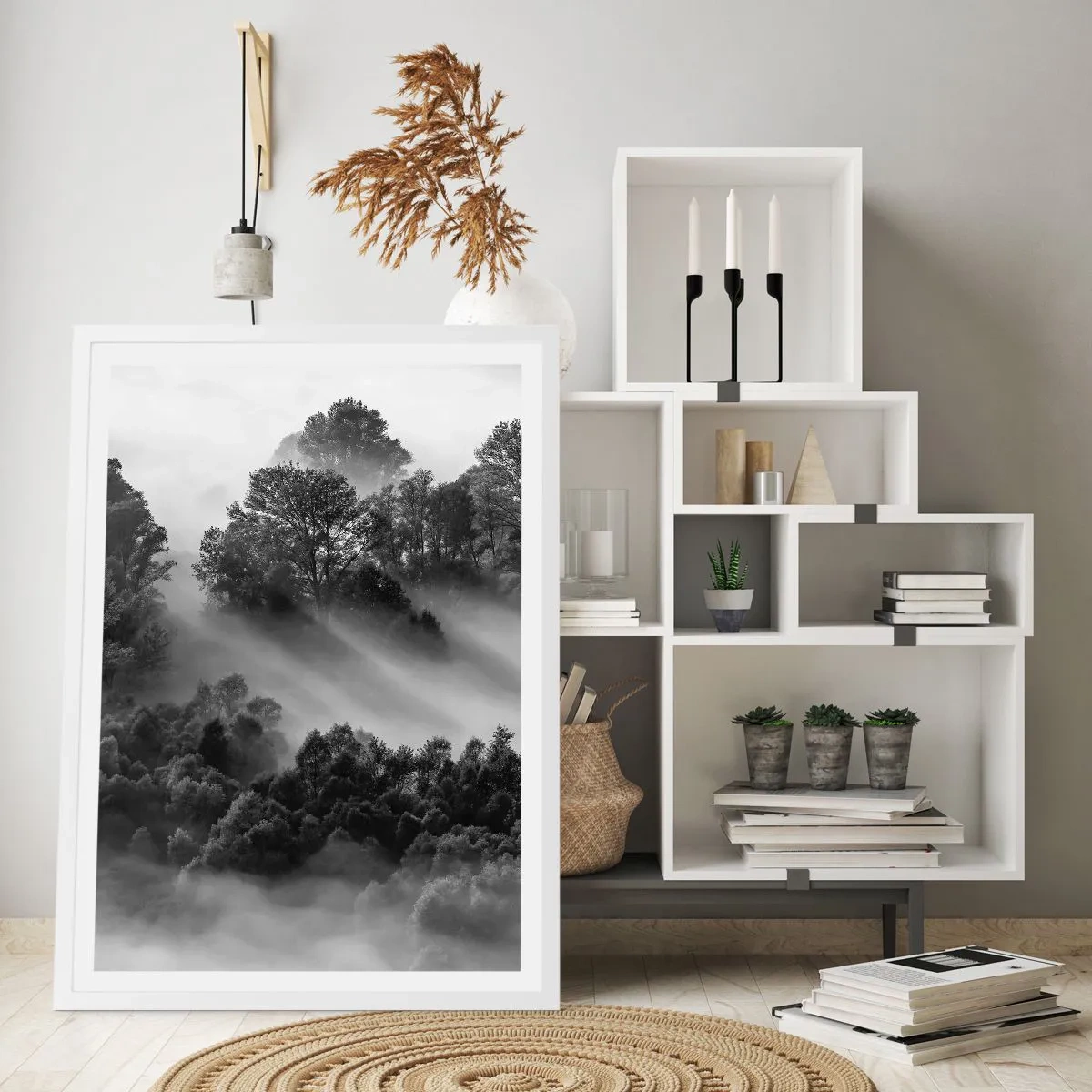 Poster in white frmae - Rising from a Sleep - 70x100 cm