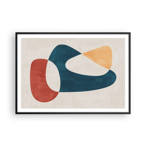 Poster in black frame - Influences and Metamorphoses - 100x70 cm