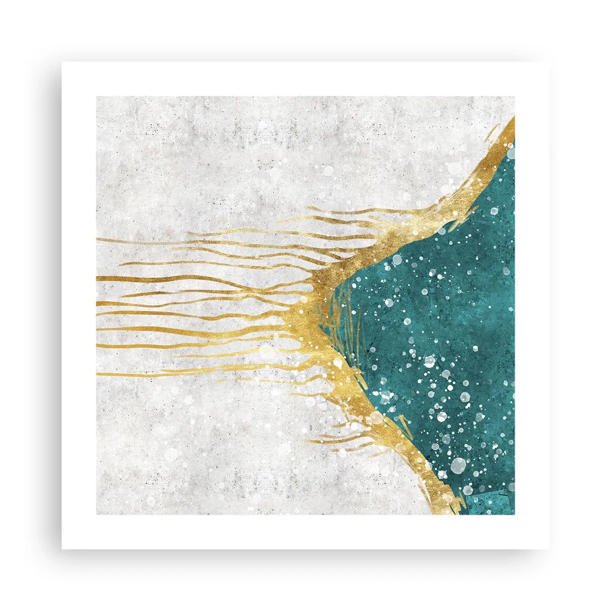 Poster - Golden Tide - 50x50 cm