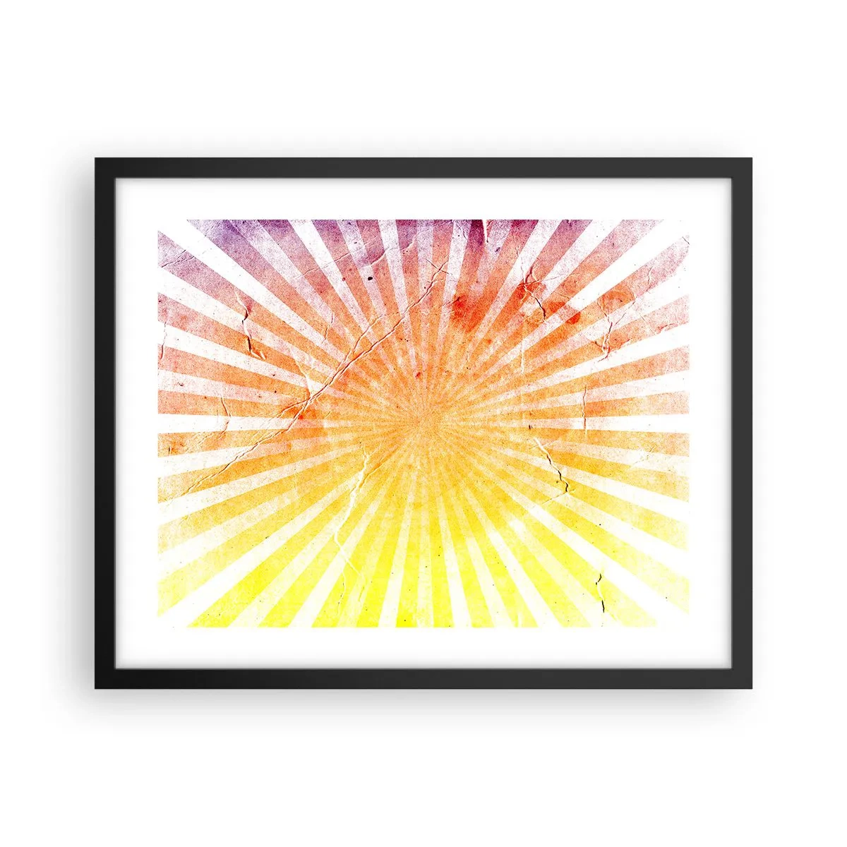 Poster in black frame - Sunrises and Sunsets - 50x40 cm