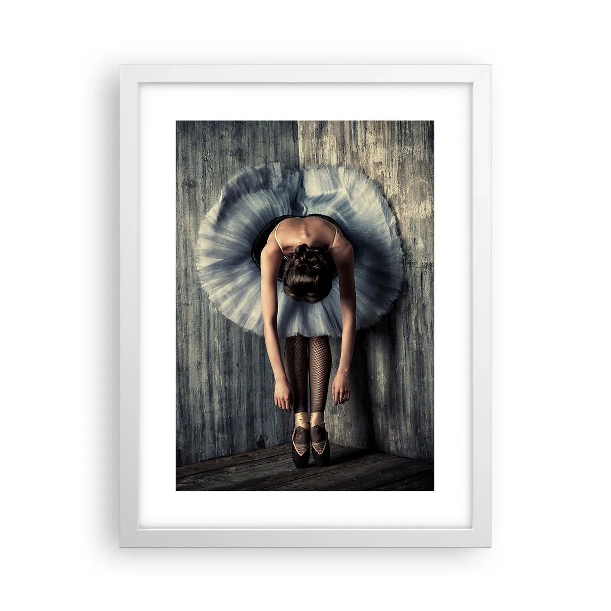 Poster in white frmae - When the Music Stops - 30x40 cm