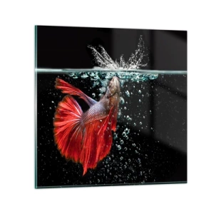 Glass picture - You Have Three Wishes - 60x60 cm