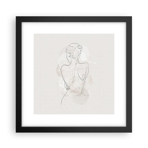 Poster in black frame - Like a Sensitive Instrument - 30x30 cm