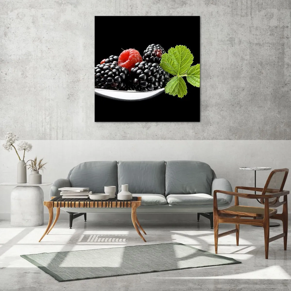 Glass picture - Taste of Freshness - 70x70 cm