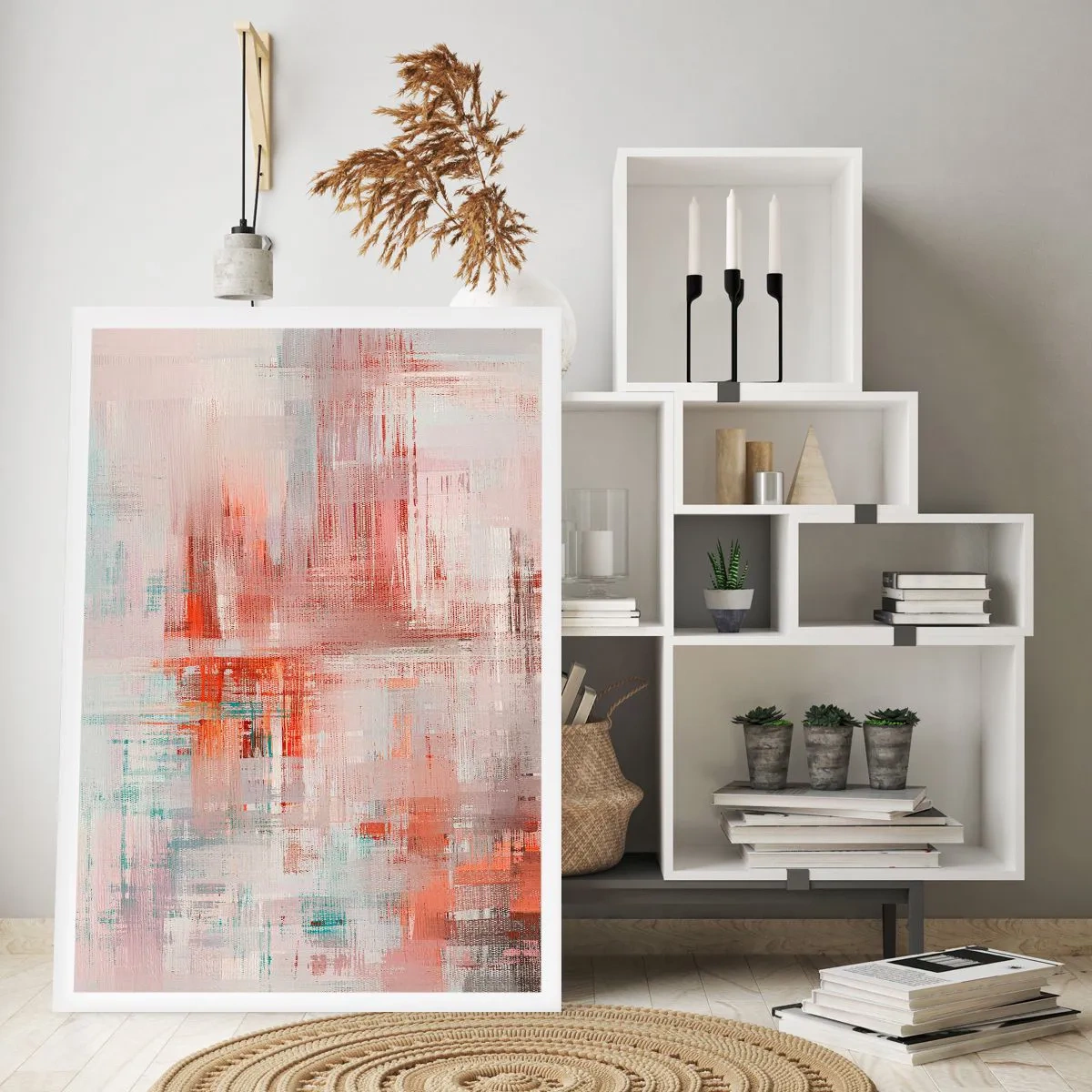 Poster - Foggy but Pink - 40x50 cm