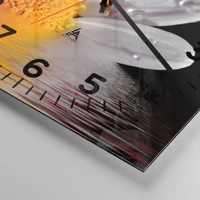 Clock face with numbers