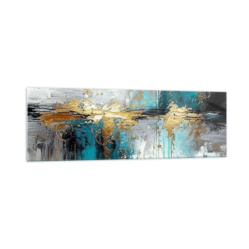 Glass picture - Everything Flows - 160x50 cm