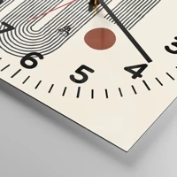 Clock face with numbers