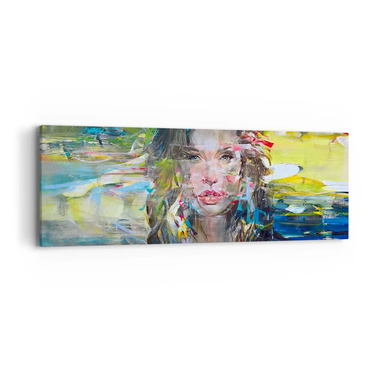 Canvas picture - Behind a Curtain of Air - 90x30 cm