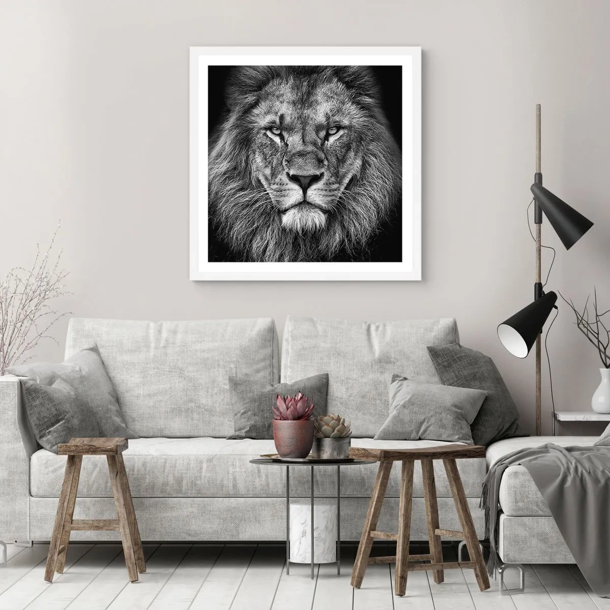 Poster in white frmae - In Coronation Clothes - 30x30 cm