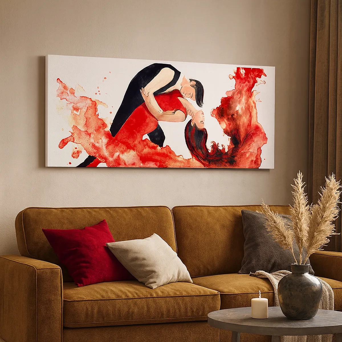 Canvas picture - Tango - Sensual Wave - 30x30 cm