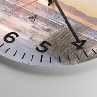 Clock face with numbers