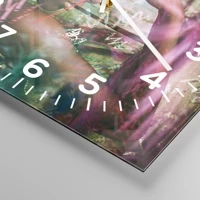 Clock face with numbers