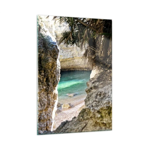 Glass picture - Turquoise Bay - 50x70 cm