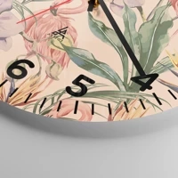 Clock face with numbers