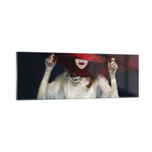Glass picture - Mysterious Woman - 90x30 cm