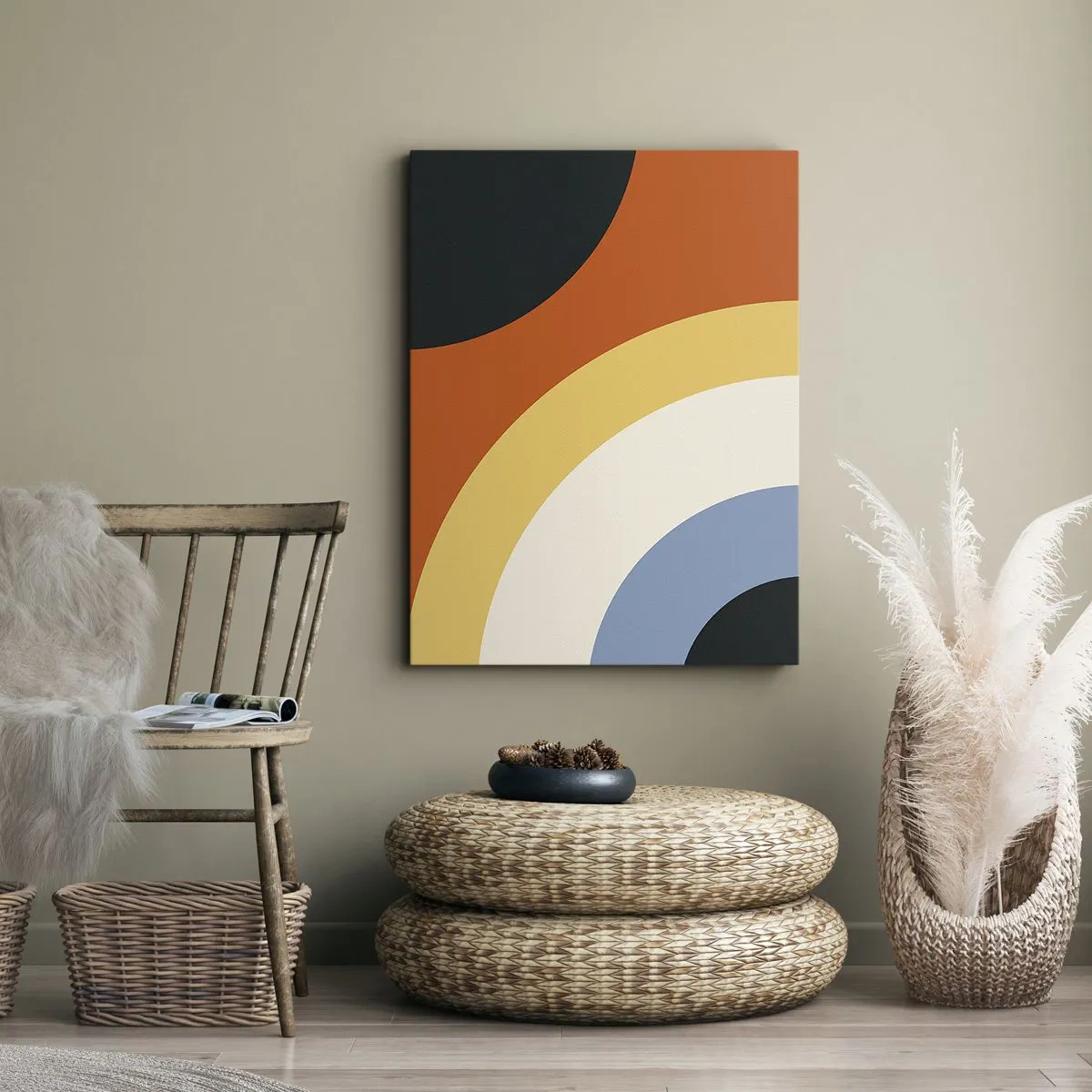 Canvas picture - Towards Each Other - 65x120 cm