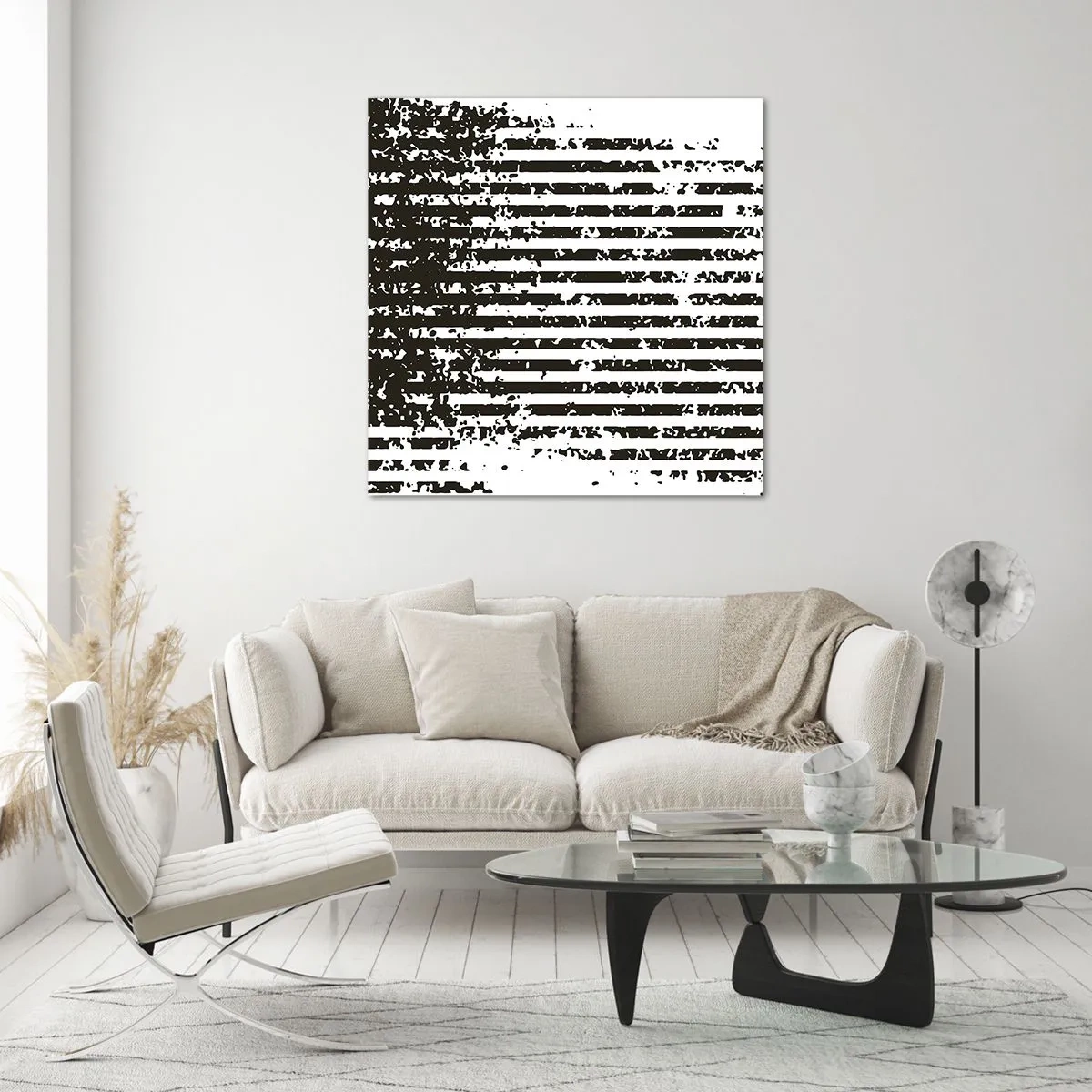 Glass picture - Rhythm and Noise - 50x50 cm