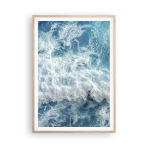 Poster in light oak frame - Jouful and Loud - 70x100 cm