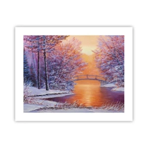 Poster - Let's Meet Here - 50x40 cm