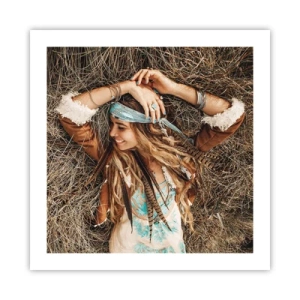 Poster - On the Way to the Summer of Love - 50x50 cm