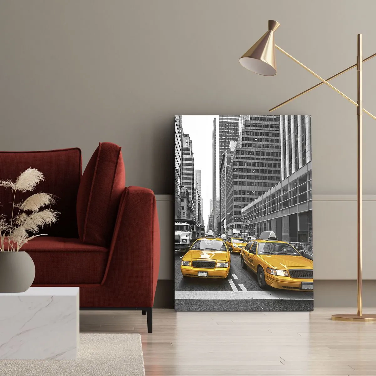 Canvas picture - We Paint the City - 45x80 cm