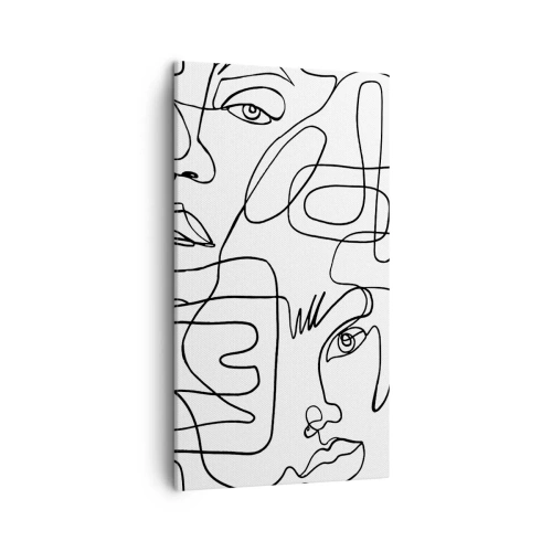 Canvas picture - Tangled up in Emotions - 45x80 cm