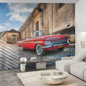 Self-Adhesive Photo Wallpaper Deluxe Sticker - Cuban Style - Automotive, Car, Cuba - 500x350 cm