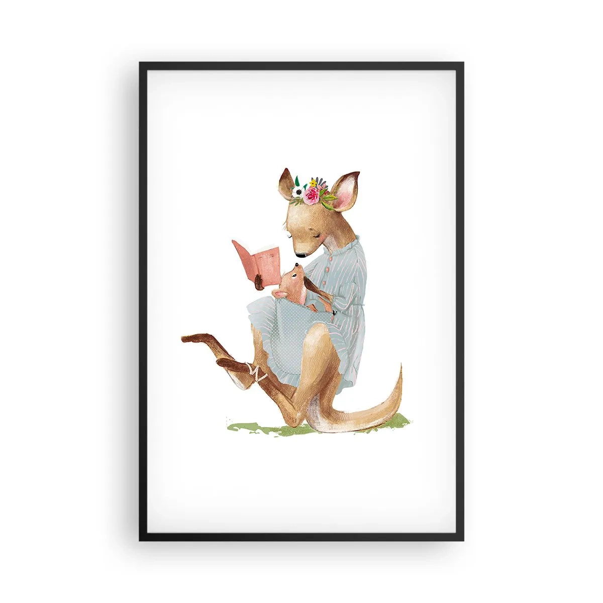 Poster in black frame - Read to Me, Mum - 61x91 cm