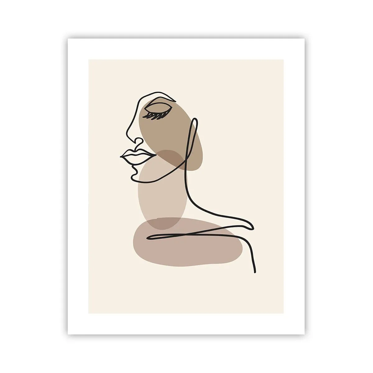 Poster - Listening to Herself - 40x50 cm