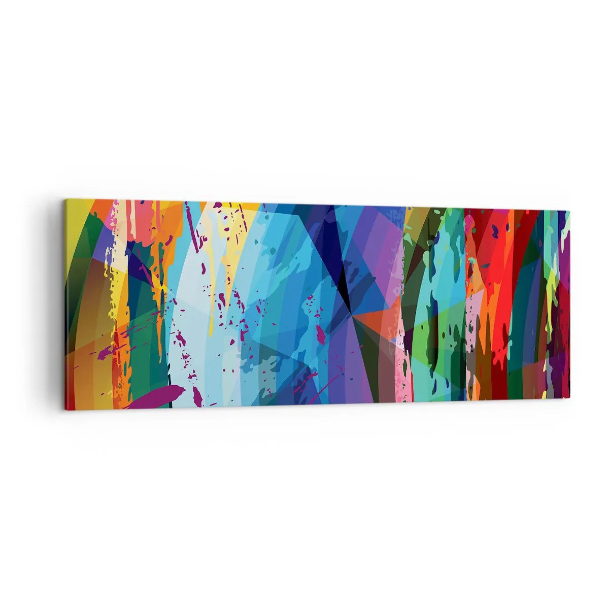 Canvas picture - Outburst of Colours - 140x50 cm