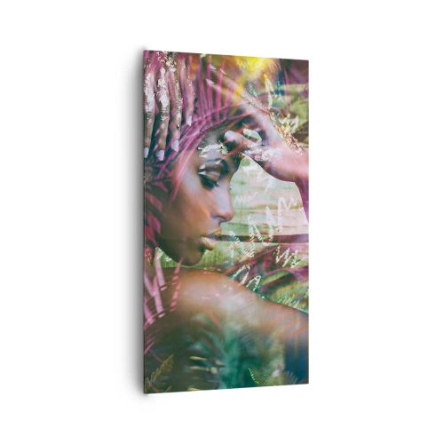 Canvas picture - Mother Nature in the Jungle - 65x120 cm