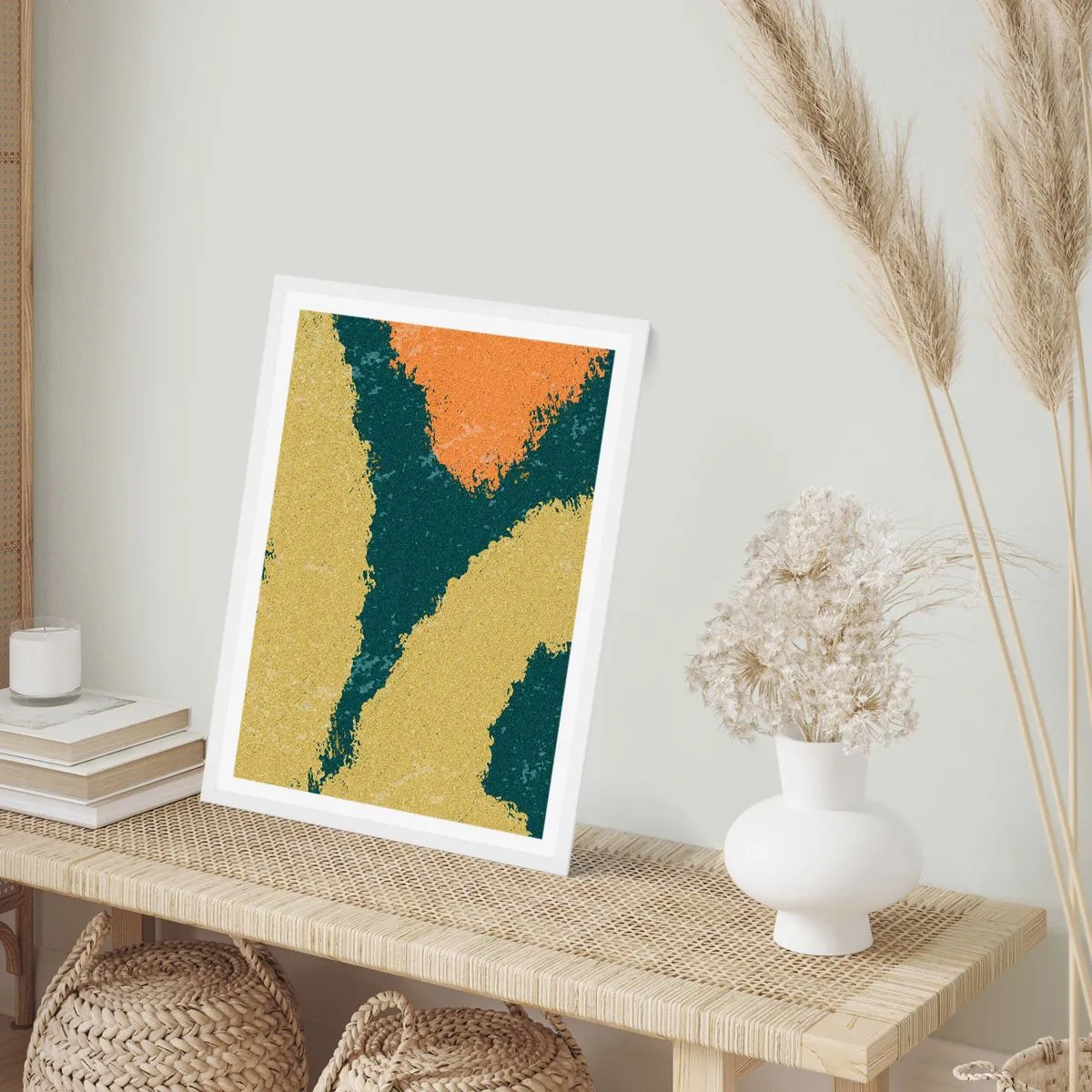 Poster in white frmae - Abstract - Slow Motion - 61x91 cm