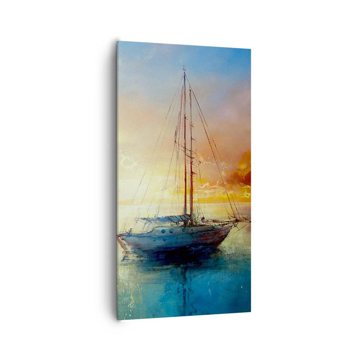 Canvas picture - In a Golden Bay - 65x120 cm
