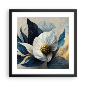 Poster in black frame - With a Heart of Gold - 40x40 cm