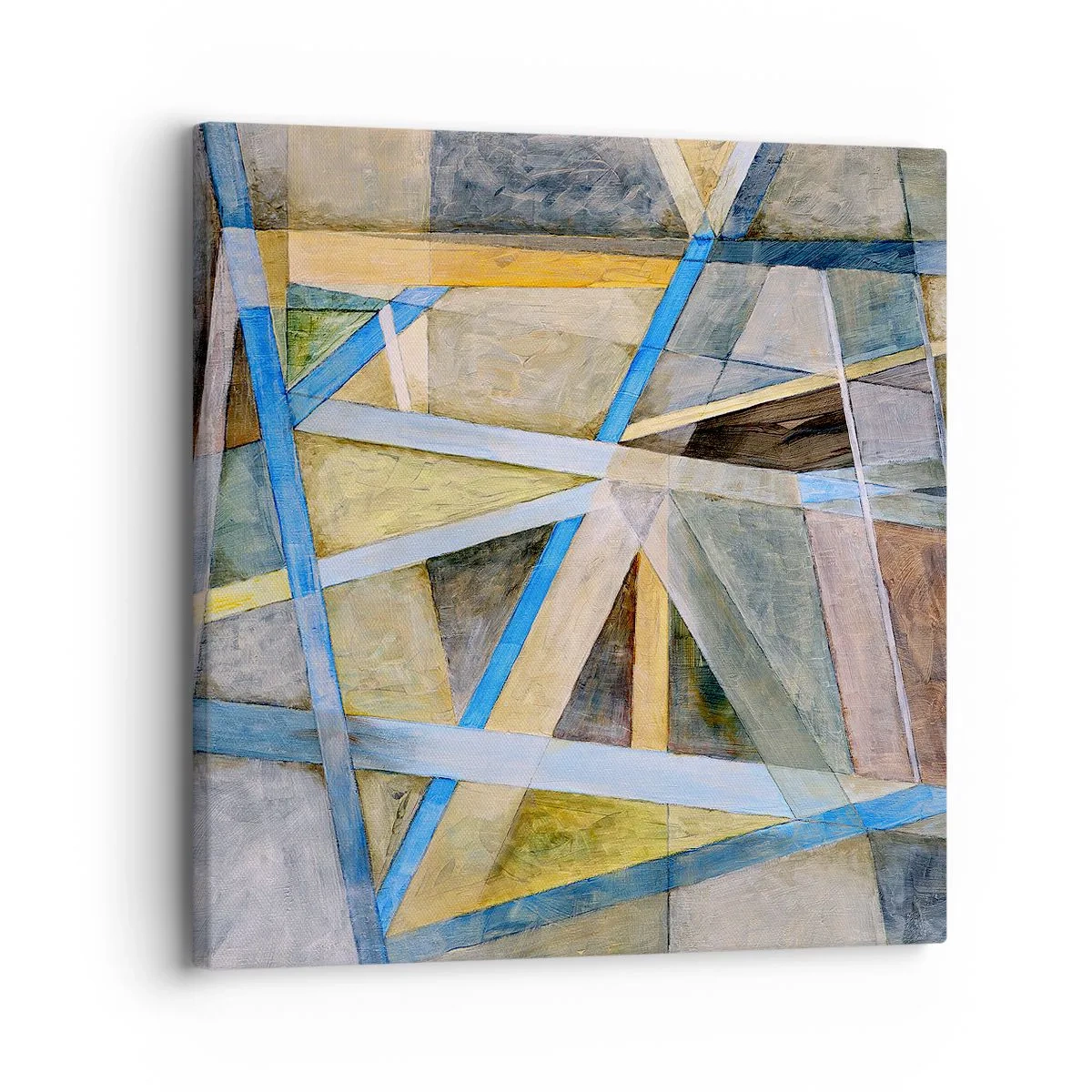 Canvas picture - Straight Or Slanted? - 30x30 cm