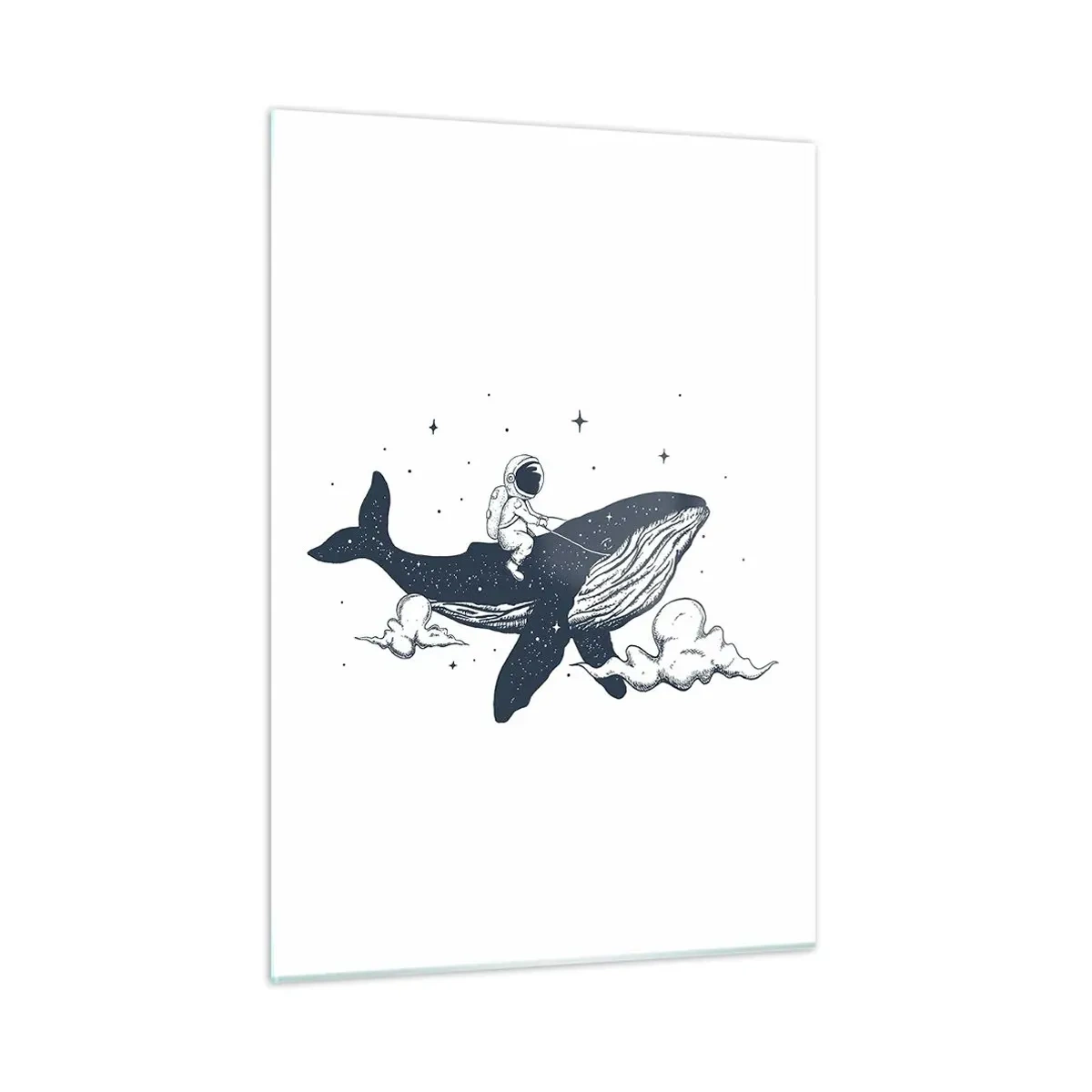 Glass picture - Space Adventure - 50x70 cm