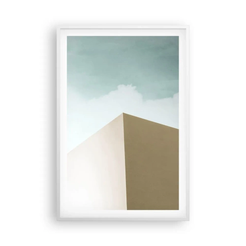 Poster in white frmae - Geometry of a Sunny summer - 61x91 cm