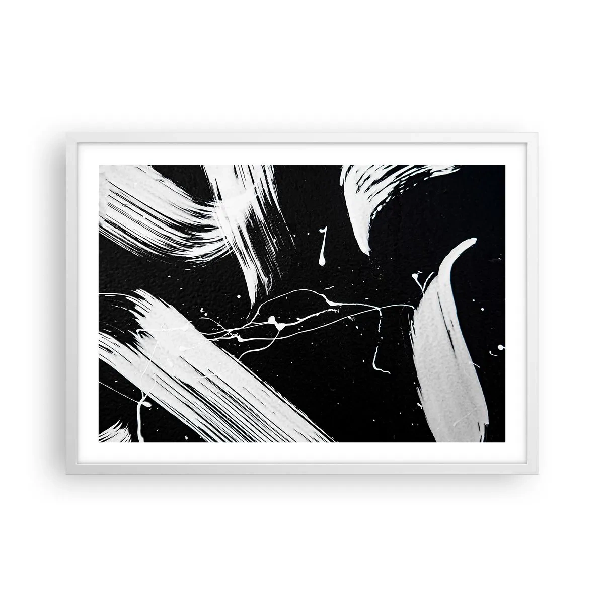 Poster in white frmae - Breaking the Darkness - 70x50 cm