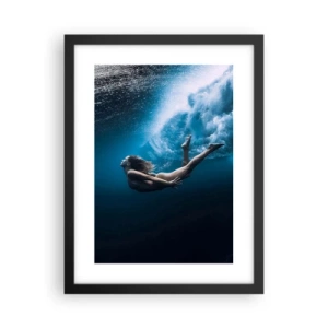 Poster in black frame - Contemporary Syren - 30x40 cm