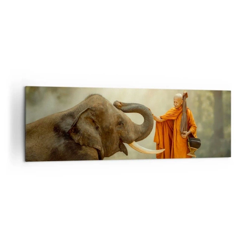 Canvas picture - Unexpected Meeting - 160x50 cm